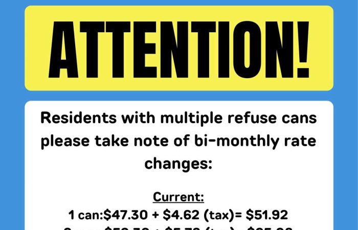 Blue Yellow Simple Attention Poster 2